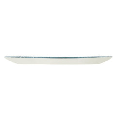 Assiettes oblongues Churchill Studio Prints Raku Oblong 355mm Topaz Blue (Lot de 6)