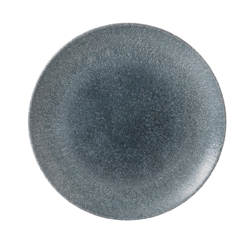 Assiettes rondes Churchill Studio Prints Raku Topaz Blue 260mm (Lot de 12)