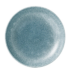Assiettes coupe ronde Churchill Studio Prints Raku Topaz Blue 248mm (Lot de 12)