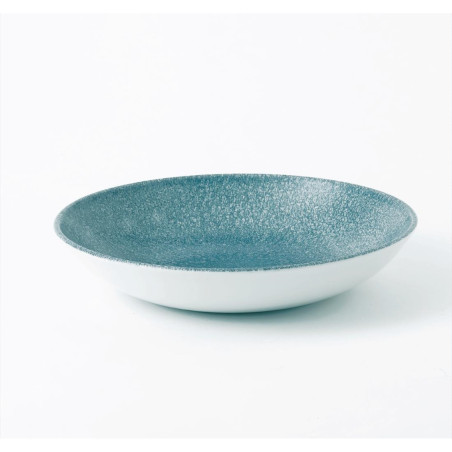 Assiettes coupe ronde Churchill Studio Prints Raku Topaz Blue 248mm (Lot de 12)