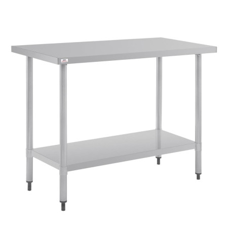 Table inox Nisbets Essentials 120 x 60 cm