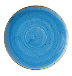 Assiettes rondes Churchill Stonecast Cornflower Blue 217mm (Lot de 12)