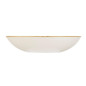 Assiettes coupes rondes Churchill Stonecast Mustard Seed Yellow 248mm (Lot de 12)