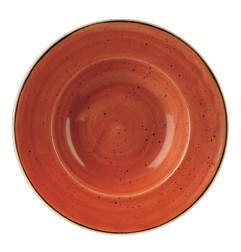 Bols à bord large Churchill Stonecast Spiced Orange 277mm (Lot de 12)