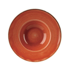 Bols à bord large Churchill Stonecast Spiced Orange 239mm (Lot de 12)