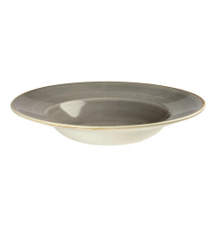 Bols à bord large Churchill Stonecast Peppercorn Grey 277mm (Lot de 12)