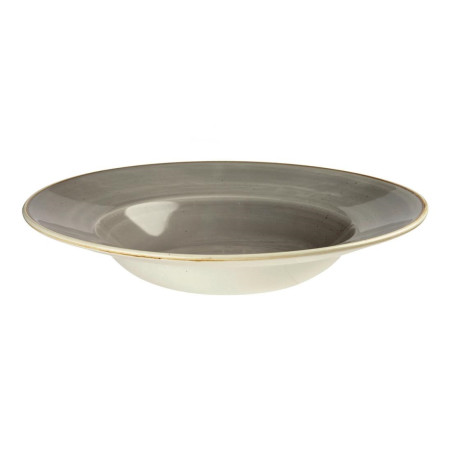 Bols à bord large Churchill Stonecast Peppercorn Grey 277mm (Lot de 12)