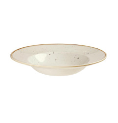 Bols à bord large Churchill Stonecast Barley White 240mm (Lot de 12)