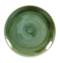 Assiettes rondes Churchill Stonecast Samphire Green 288mm (Lot de 12)
