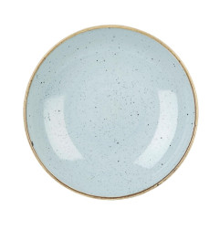Assiettes coupes rondes Churchill Stonecast Duck Egg Blue 220mm (Lot de 12)