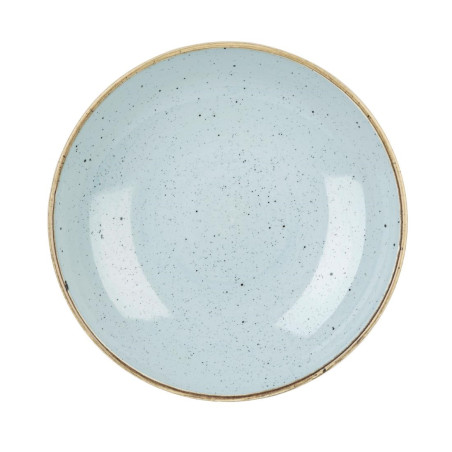 Assiettes coupes rondes Churchill Stonecast Duck Egg Blue 220mm (Lot de 12)