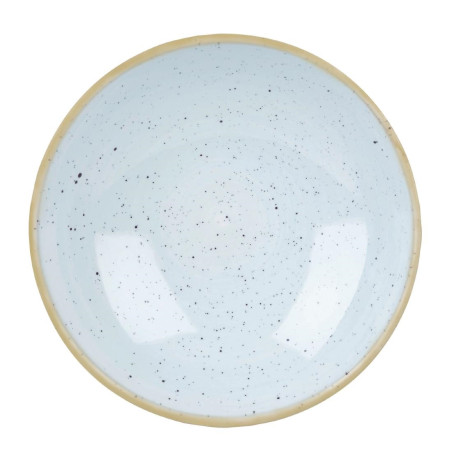 Assiettes coupes rondes Churchill Stonecast Duck Egg Blue 182mm (Lot de 12)