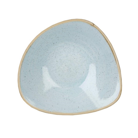 Bols triangulaires Churchill Stonecast Duck Egg Blue 265mm (Lot de 12)