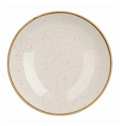Assiettes coupes rondes Churchill Stonecast Barley White 220mm (Lot de 12)