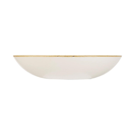 Assiettes coupes rondes Churchill Stonecast Barley White 184mm (Lot de 12)