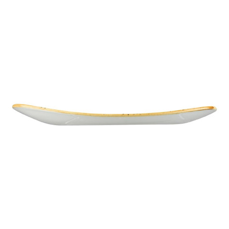 Assiettes triangulaires Churchill Stonecast Barley White 305mm (Lot de 6)