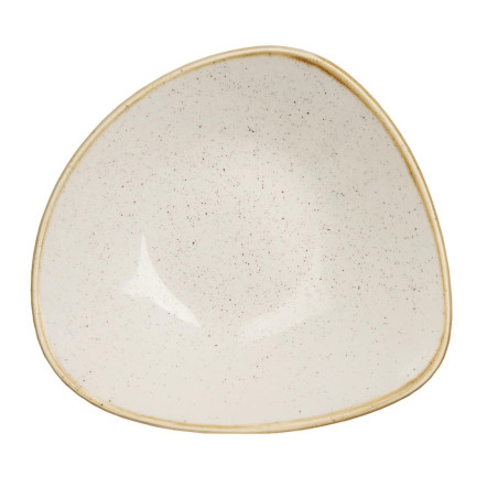 Bols triangulaires Churchill Stonecast Barley White 228mm (Lot de 12)