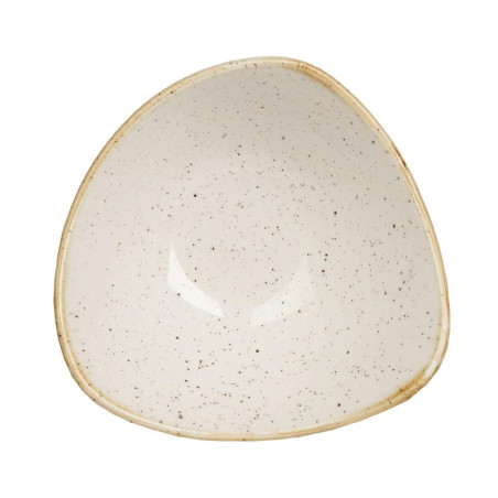 Bols triangulaires Churchill Stonecast Barley White 178mm (Lot de 12)