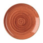 Assiettes rondes Churchill Stonecast Spiced Orange 260mm (Lot de 12)