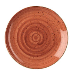 Assiettes rondes Churchill Stonecast Spiced Orange 217mm (Lot de 12)