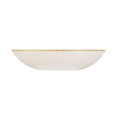 Assiettes coupes rondes Churchill Stonecast Spiced Orange 220mm (Lot de 12)