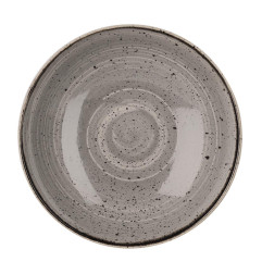 Assiettes coupes rondes Churchill Stonecast Peppercorn Grey 184mm (Lot de 12)