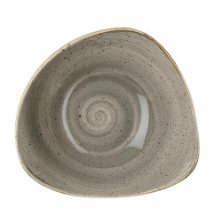 Bols triangulaires Churchill Stonecast Peppercorn Grey 235mm (Lot de 12)