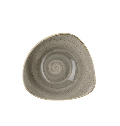 Bols triangulaires Churchill Stonecast Peppercorn Grey 250mm (Lot de 12)