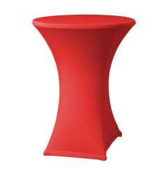 Housse de table extensible Samba rouge D2
