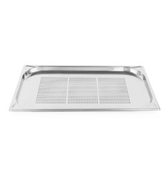 Bac inox perforé robuste Vogue GN 1/1 20mm