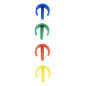 Manche clipex avec clips code couleur Jantex