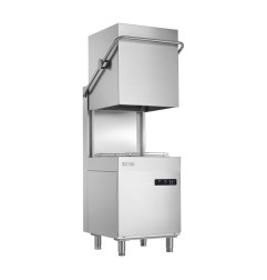 Lave-vaisselle numérique à capot Buffalo avec pompe de vidange 9,7 kW triphasé