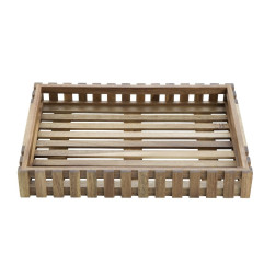 Petit casier en acacia Olympia 356x255mm