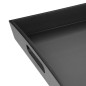 Grand plateau de service Olympia en bambou noir 510x350mm