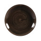 Assiettes avec rebord Churchill Stonecast Patina Black 165mm (Lot de 12)