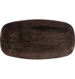Assiettes oblongues Churchill Stonecast Patina 355mm (Lot de 6)
