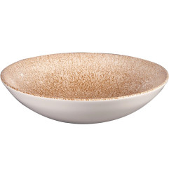 Assiettes coupe ronde Churchill Studio Prints Raku Garnet Orange 182mm (Lot de 12)