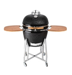 Barbecue kamado sur chariot avec tablettes Buffalo