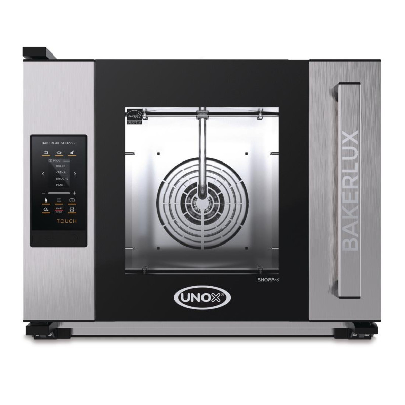 Four à convection avec humidificateur Unox Bakerlux SHOP Pro Arianna Touch 4 plaques 460 x 330mm