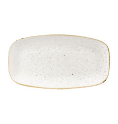 Assiettes oblongues Churchill Stonecast Barley White 189 x 355mm (Lot de 6)