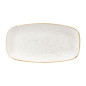 Assiettes oblongues Churchill Stonecast Barley White 189 x 355mm (Lot de 6)