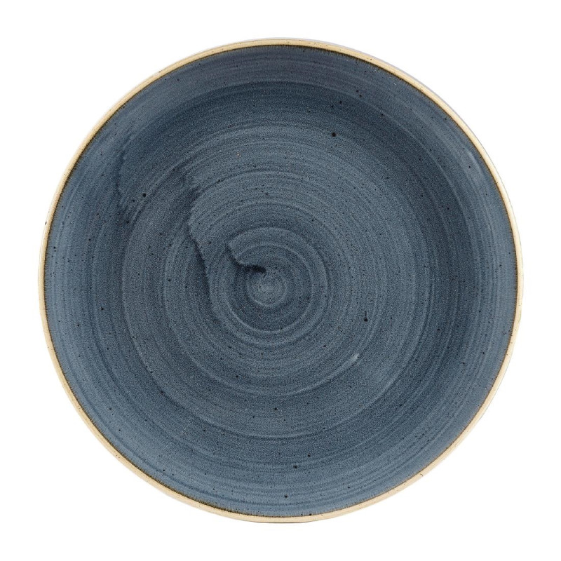 Assiettes coupes rondes Churchill Stonecast Blueberry 248mm (Lot de 12)