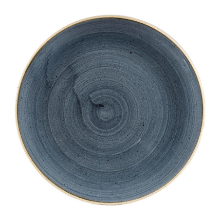 Assiettes coupe ronde Churchill Stonecast Blueberry 182mm (Lot de 12)