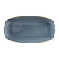 Assiettes oblongues Churchill Stonecast Blueberry 189 x 355mm (Lot de 6)