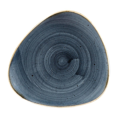 Assiettes triangulaires Churchill Stonecast Blueberry 192mm (Lot de 12)