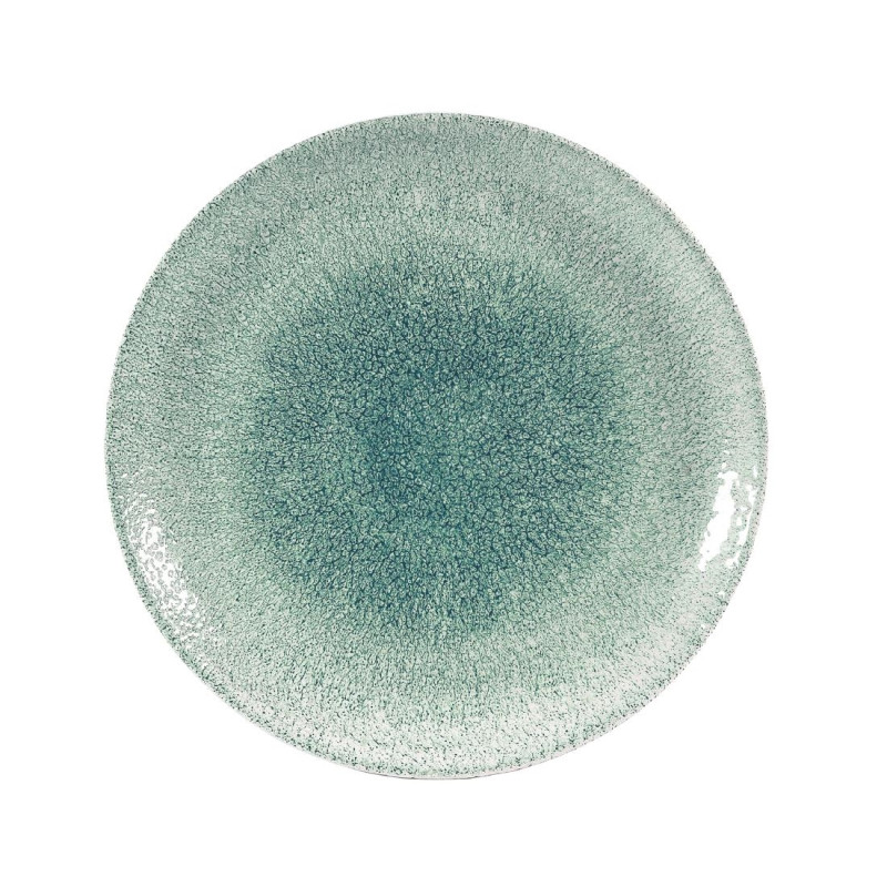 Assiettes rondes Churchill Studio Prints Raku Jade Green 288mm (Lot de 12)