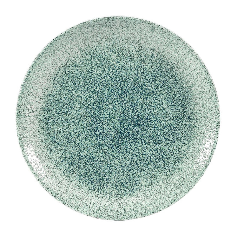 Assiettes coupe ronde Churchill Studio Prints Raku Jade Green 182mm (Lot de 12)