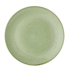Assiettes avec rebord Churchill Stonecast Sage Green 260mm (Lot de 12)
