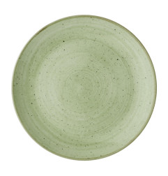 Assiettes avec rebord Churchill Stonecast Sage Green 217mm (Lot de 12)
