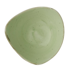 Bols triangulaires Churhill Stonecast Sage Green 185mm (Lot de 12)